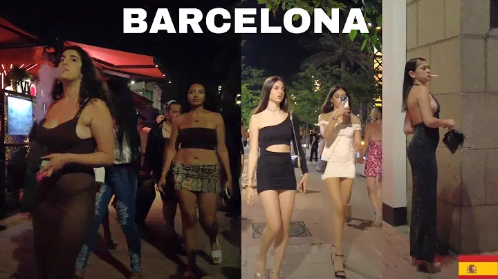 BARCELONA SPAIN NIGHTLIFE WALK TOUR 2023