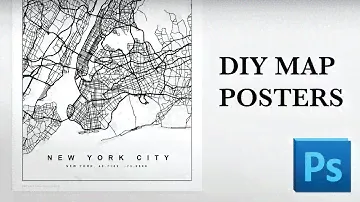 Map Posters in Photoshop Tutorial