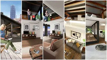 Beautiful Refurbished Penthouse in Full Building Conversion in Barcelona