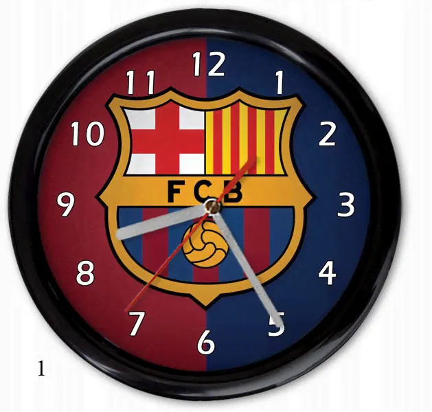 Настенные часы FC BARCELONA Football Silent-0