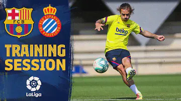 WATCH: final preparations ahead of Barcelona derby (Barça v Espanyol)