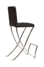 Стул Barcelona Dining Chair Черная Натуральная Кожа, 63 x 109 x 39 см