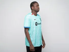 Футболка Nike FC Barcelona цвет Голубой