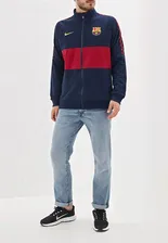 Олимпийка Nike, Синий, FC BARCELONA MEN'S SOCCER JACKET