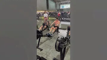 Hyrox Barcelona. 1000 m row.