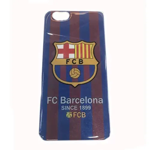 Гелевый чехол накладка FC Barcelona для iPhone 6 Football Club символика Барселона-0