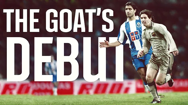 MESSI's DEBUT vs PORTO 🥹🐐