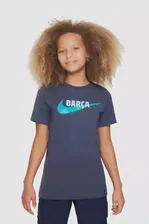 Футболка Nike FC Barcelona 23/24 Swoosh Junior - темно-синий
