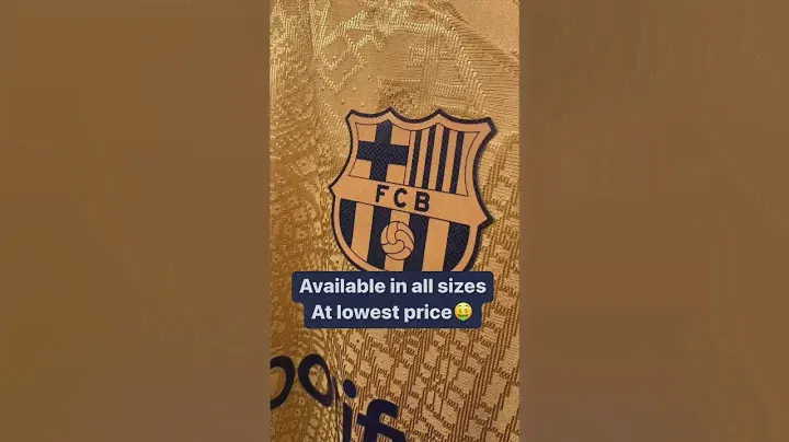 FC BARCELONA PLAYER VERSION JERSEY @ LOWEST PRICE 🤯