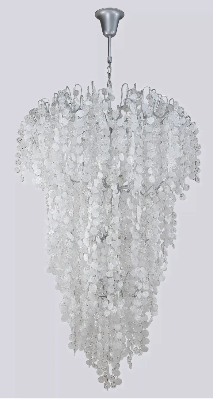 Люстра каскад Barcelona BARCELONA SP33 SILVER Crystal Lux-0