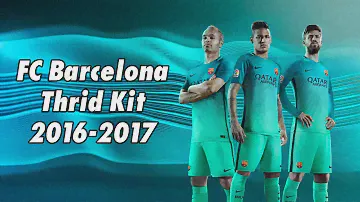 Official Nike FC Barcelona Thrid Kit 2016-2017