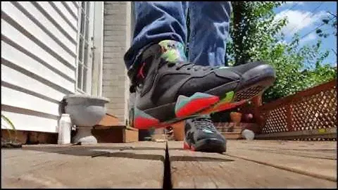 Jordan 7 (Barcelona Nights) Review & On Foot