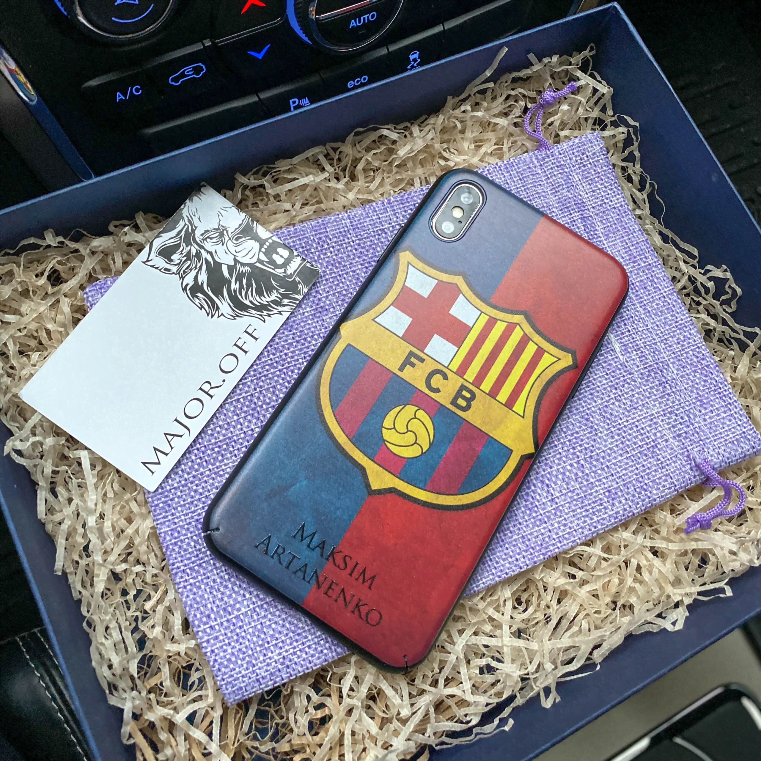 Чехол для iPhone с принтом ФК Барселона Barcelona-0