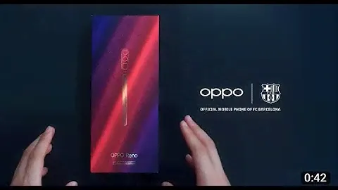 OPPO Reno FC Barcelona Edition   Unboxing